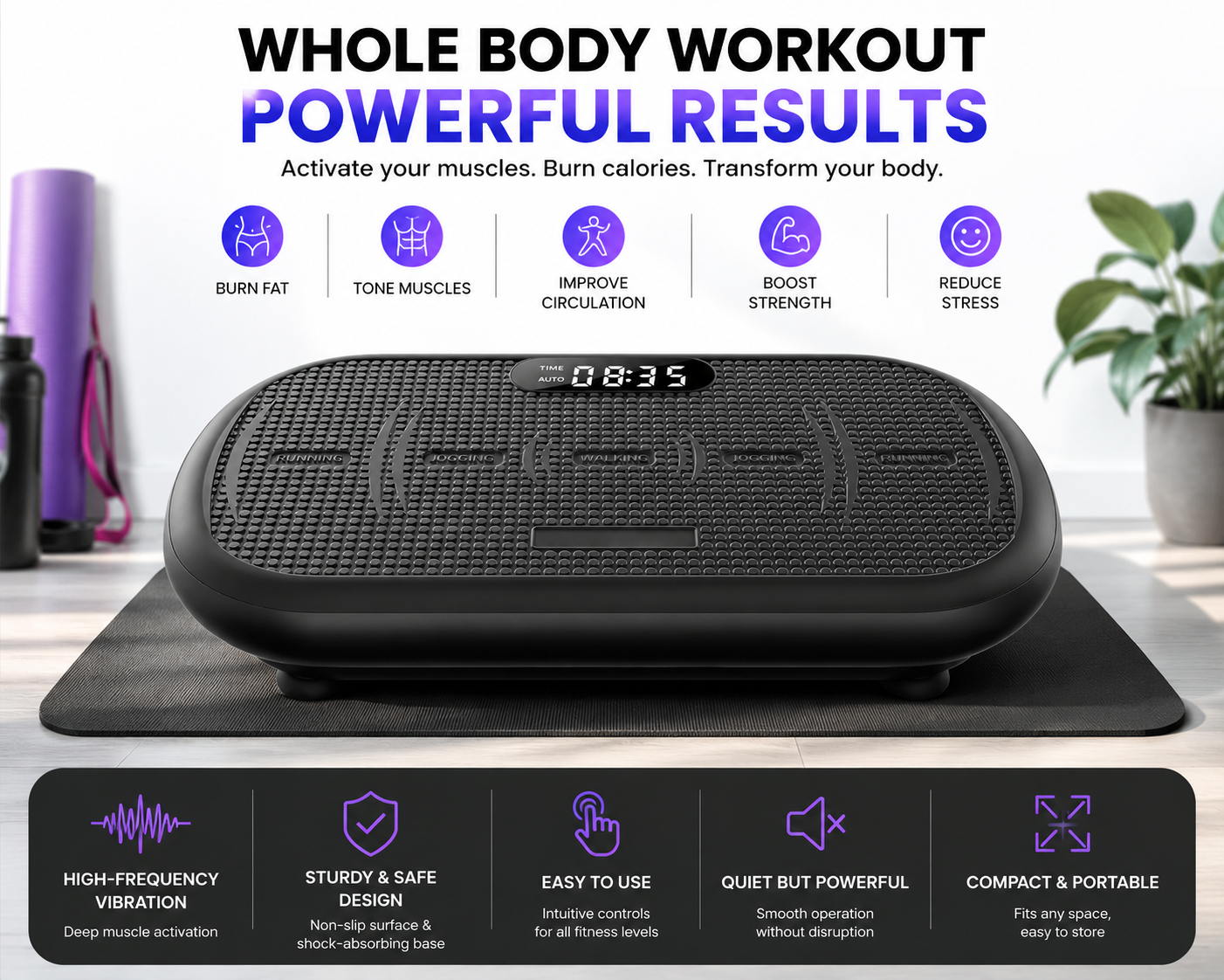 ZenvizLife™ Vibrating Exercise Board