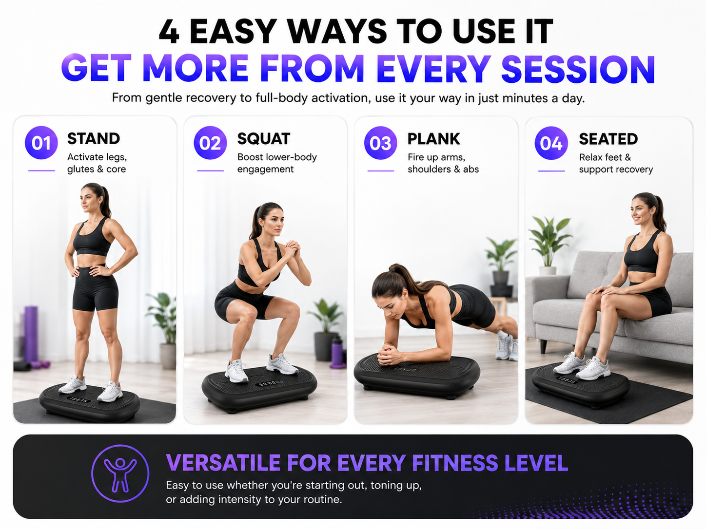 ZenvizLife™ Vibrating Exercise Board
